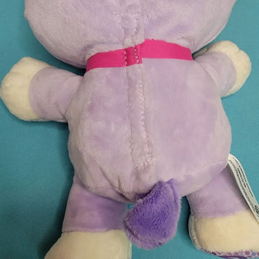 LeapFrog My Pal Violet Plush Interactive 13” Lavender Dog Tested With Cable